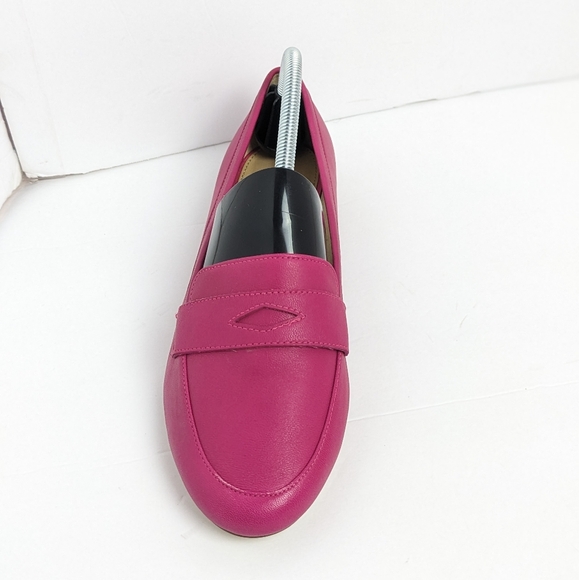 NWOT Talbot's pink leather loafers - Picture 9 of 16